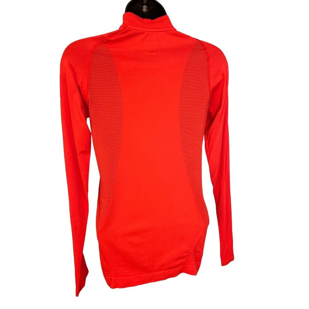 Reebok Red Half Zip Pullover Athletic Top Sz M - Picture 2 of 10